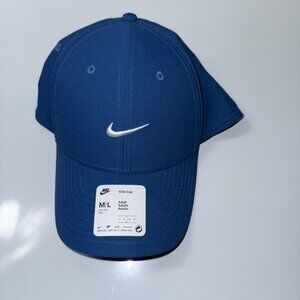Nike Club Dri-Fit Unisex Cap Hat Size M/L Adjustable FV5563-476 Steel Blue